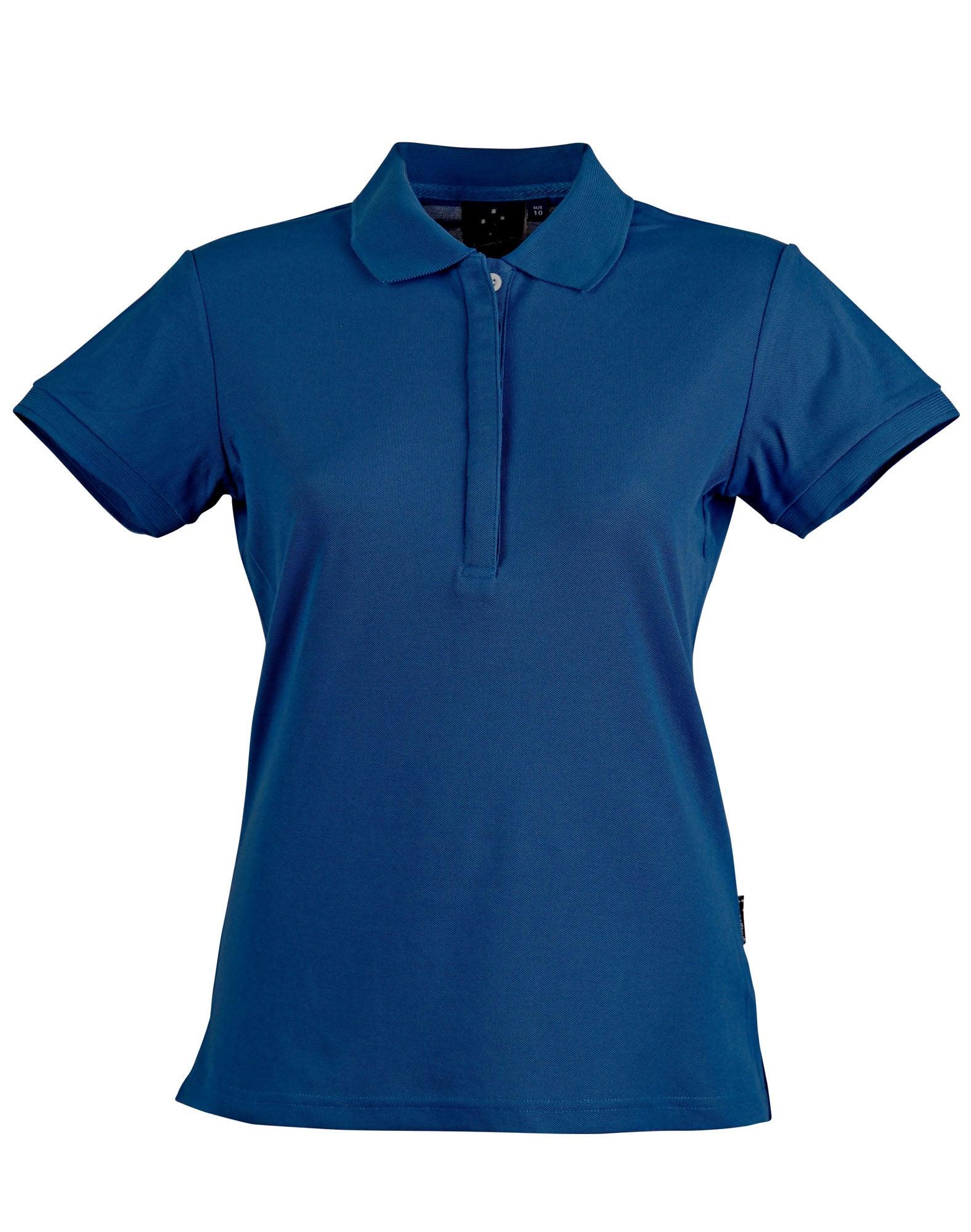 Ladies TrueDry Solid Colour Short Sleeve Pique Polo PS64 - PrintaPromo