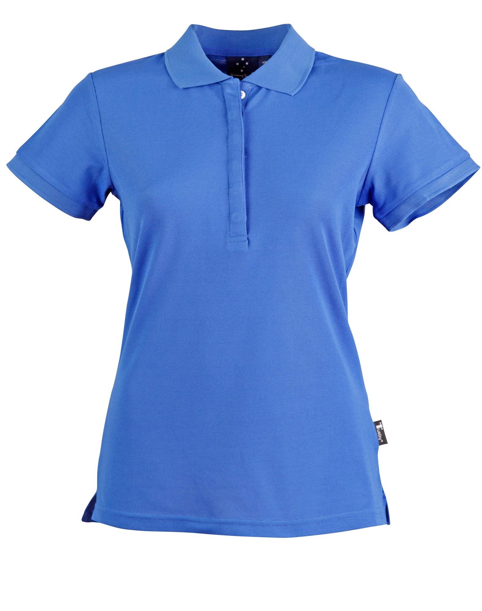 Ladies TrueDry Solid Colour Short Sleeve Pique Polo PS64 - PrintaPromo