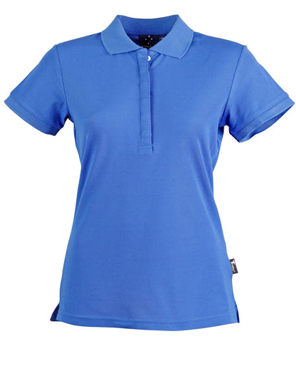 Ladies TrueDry Solid Colour Short Sleeve Pique Polo PS64 - PrintaPromo