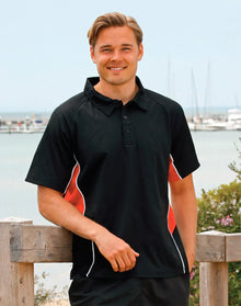 Mens TrueDry Tri-colour, Short Sleeve Polo PS68 - PrintaPromo