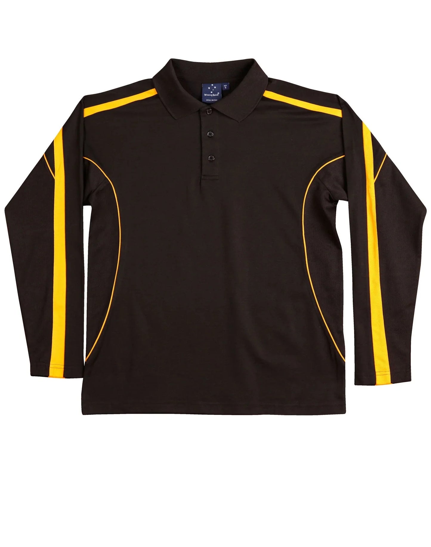 Mens TrueDry Fashion Long Sleeve Polo PS69 - PrintaPromo