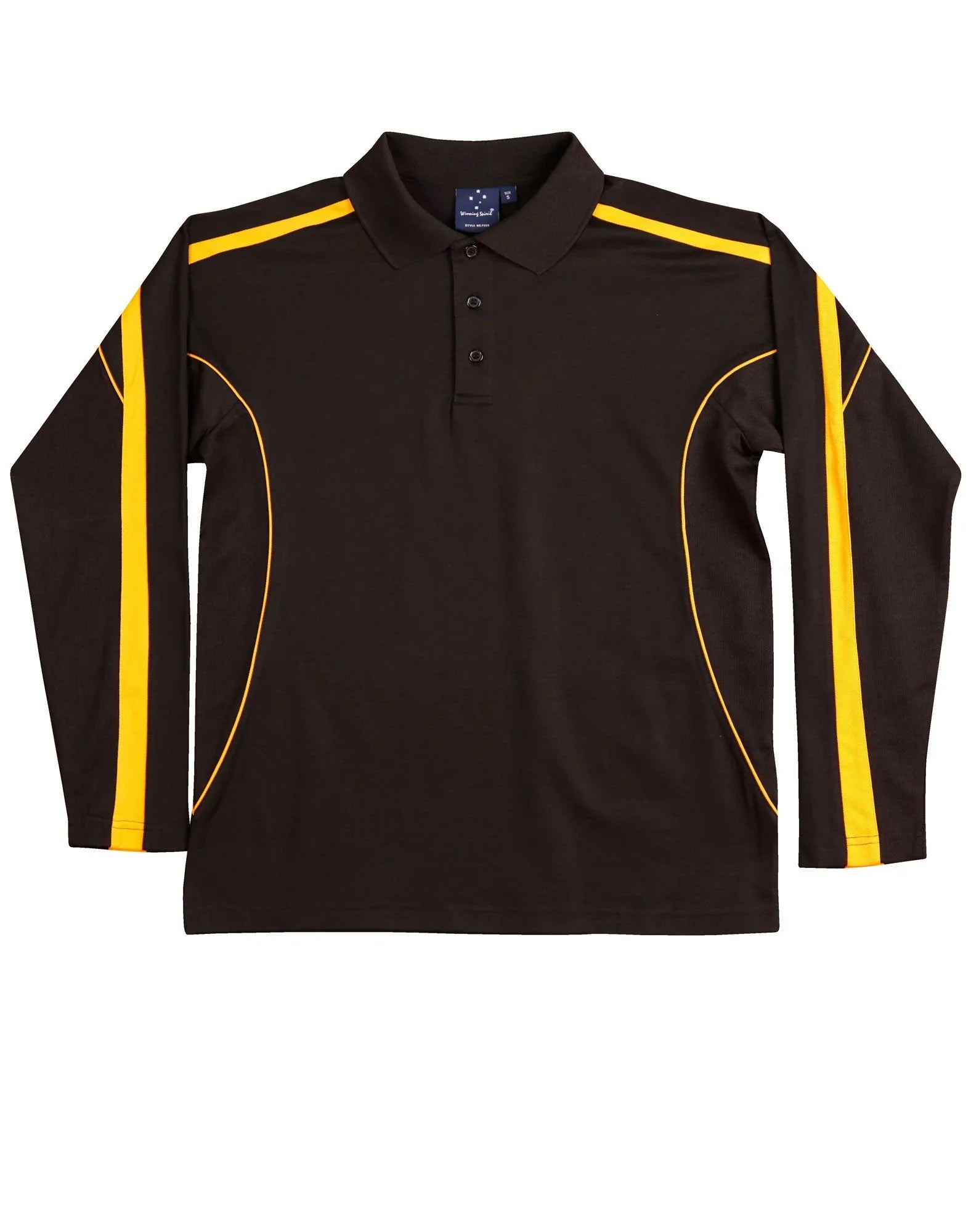 Mens TrueDry Fashion Long Sleeve Polo PS69 - PrintaPromo