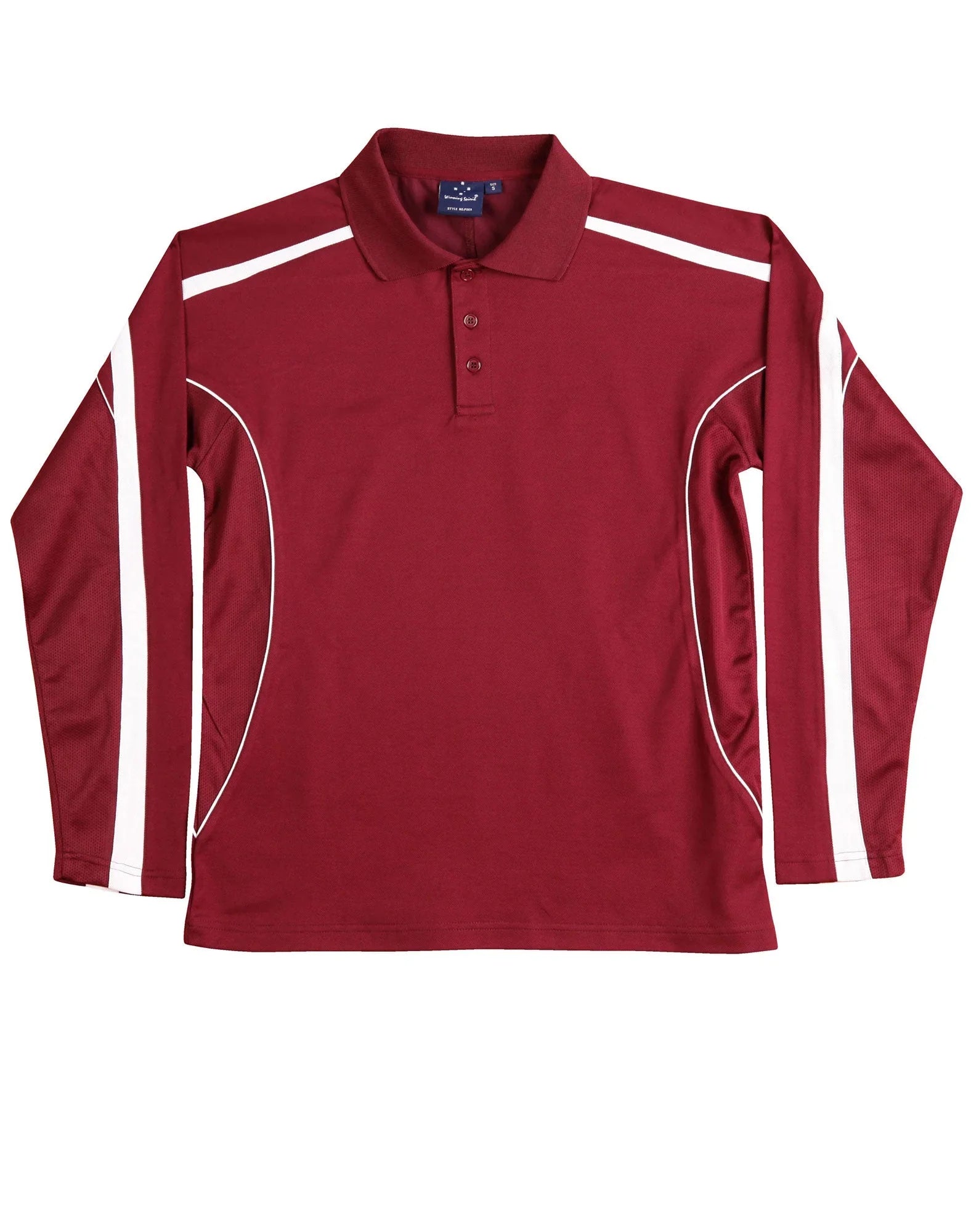 Mens TrueDry Fashion Long Sleeve Polo PS69 - PrintaPromo