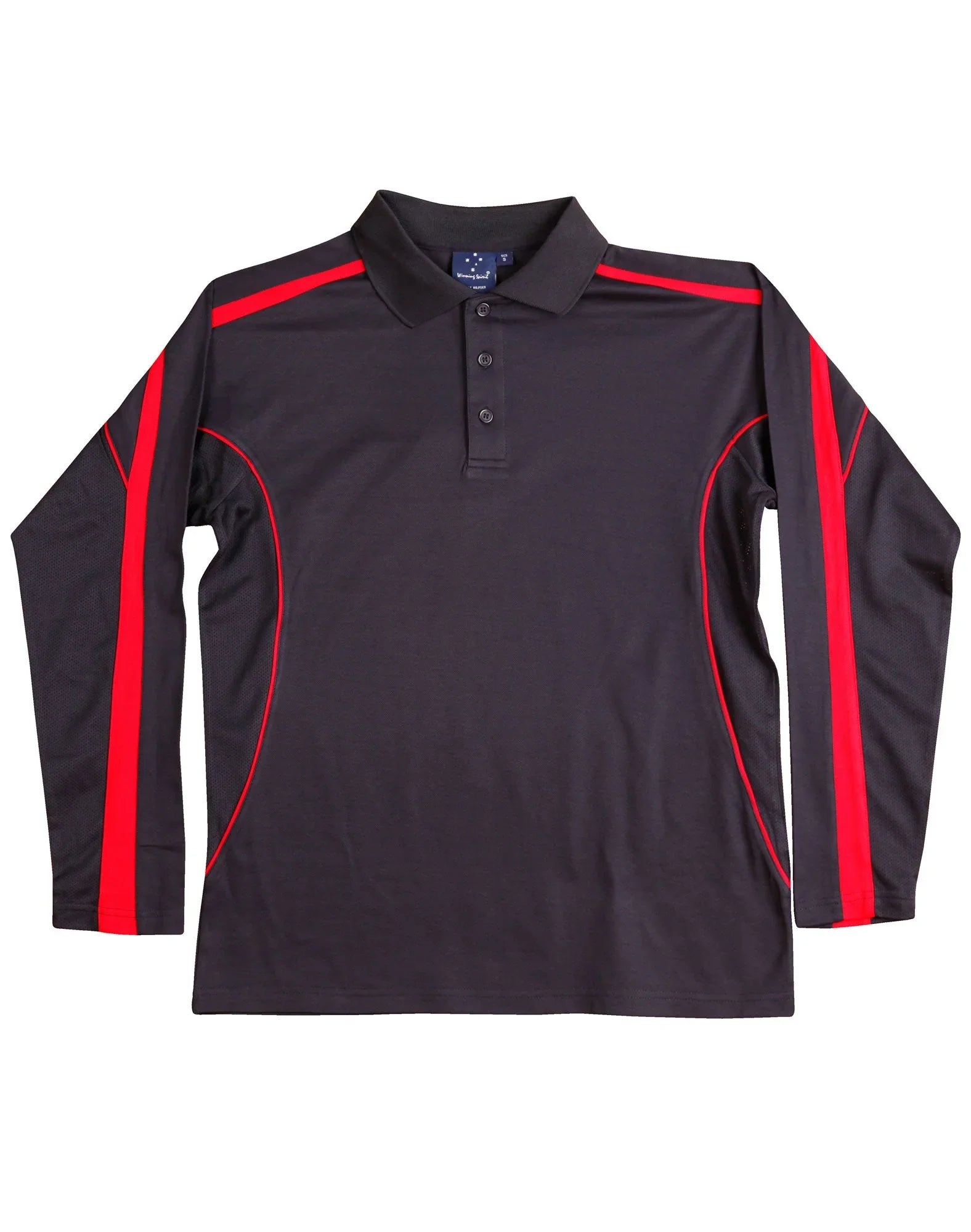 Mens TrueDry Fashion Long Sleeve Polo PS69 - PrintaPromo