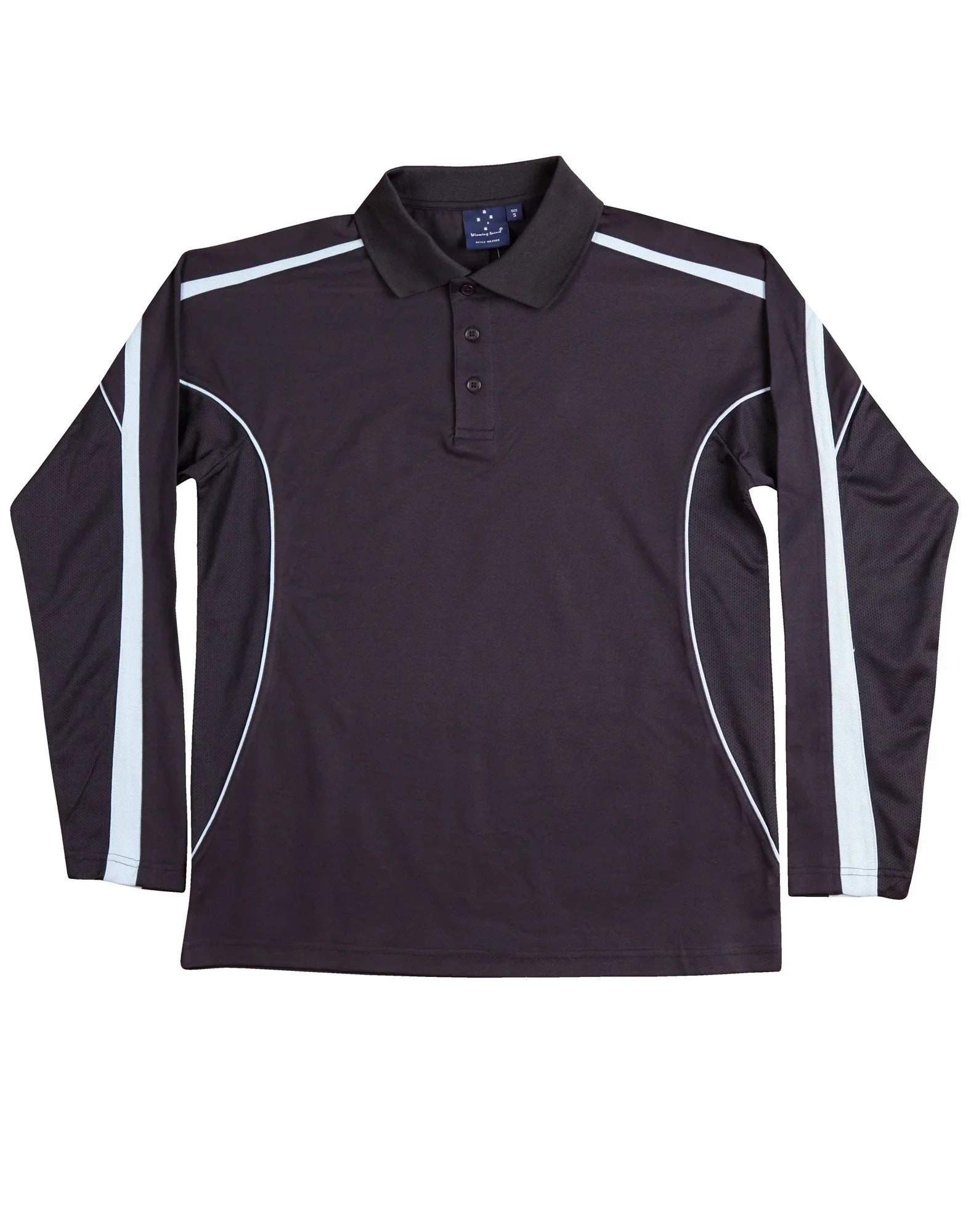 Mens TrueDry Fashion Long Sleeve Polo PS69 - PrintaPromo