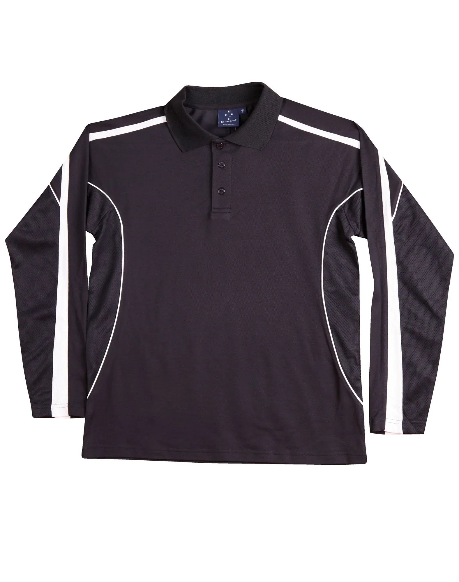 Mens TrueDry Fashion Long Sleeve Polo PS69 - PrintaPromo