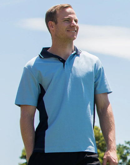 Mens TrueDry Contrast Short Sleeve Polo PS73 - PrintaPromo