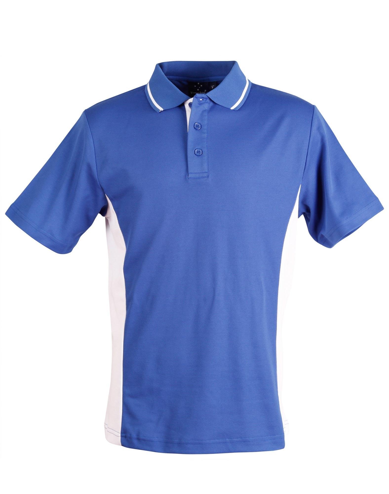 Mens TrueDry Contrast Short Sleeve Polo PS73 - PrintaPromo