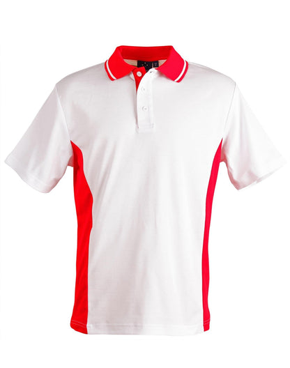 Mens TrueDry Contrast Short Sleeve Polo PS73 - PrintaPromo