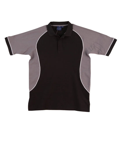 Kids TrueDry Tri-colour Short Sleeve Pique Polo PS77K - PrintaPromo