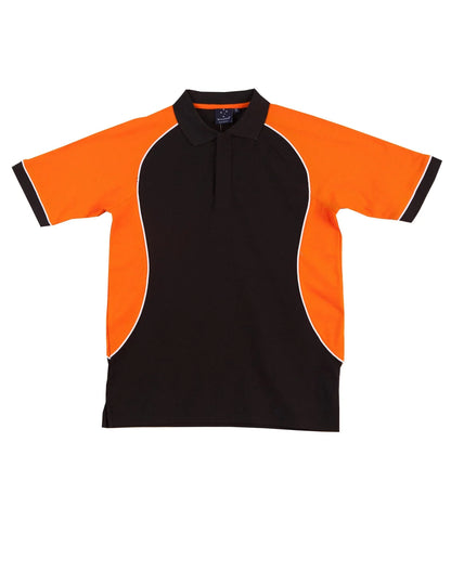 Kids TrueDry Tri-colour Short Sleeve Pique Polo PS77K - PrintaPromo