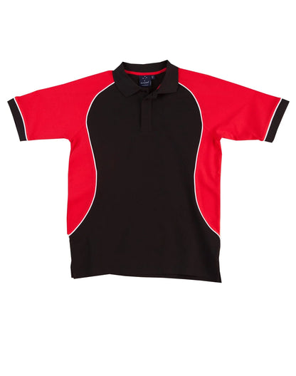 Kids TrueDry Tri-colour Short Sleeve Pique Polo PS77K - PrintaPromo