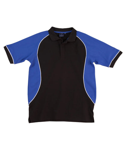 Kids TrueDry Tri-colour Short Sleeve Pique Polo PS77K - PrintaPromo