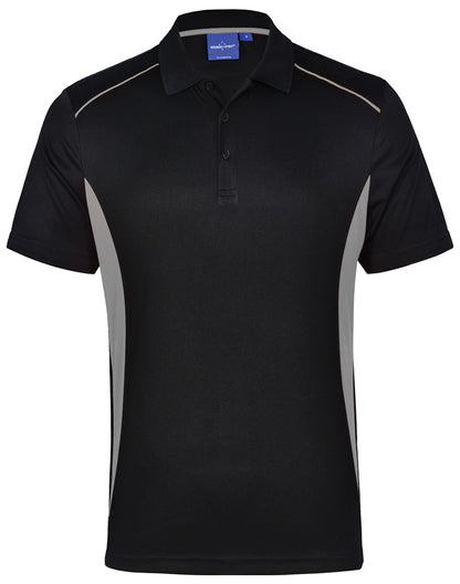 PS79 Mens CoolDry Short Sleeve Contrast Polo