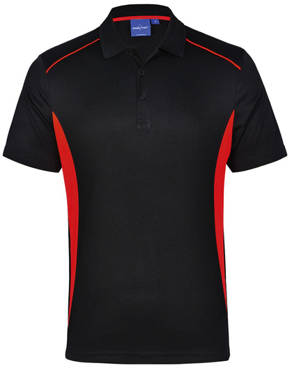 PS79 Mens CoolDry Short Sleeve Contrast Polo