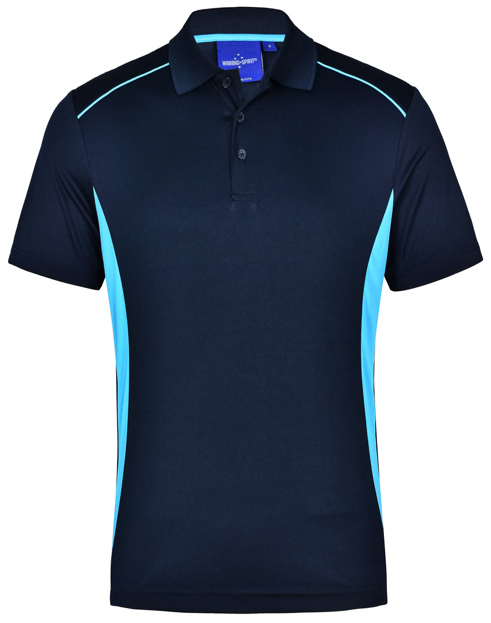 PS79 Mens CoolDry Short Sleeve Contrast Polo