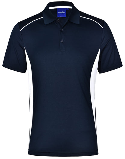 PS79 Mens CoolDry Short Sleeve Contrast Polo