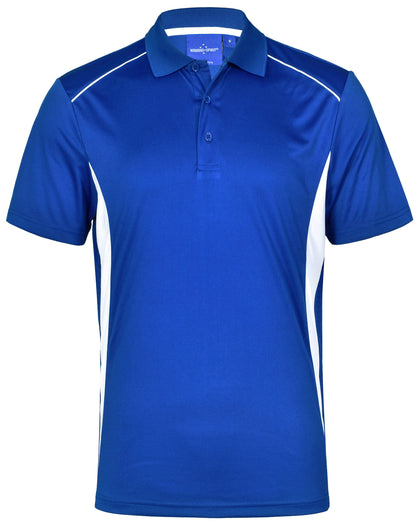 PS79 Mens CoolDry Short Sleeve Contrast Polo