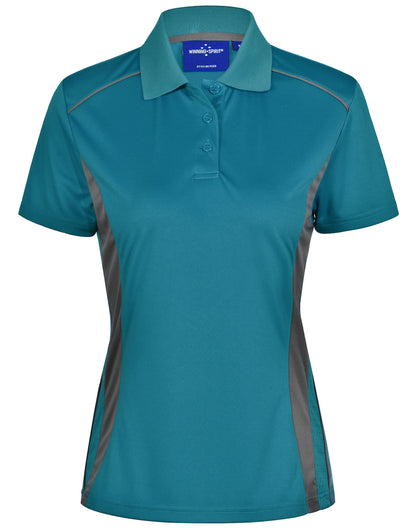 PS80 Ladies CoolDry Short Sleeve Contrast Polo