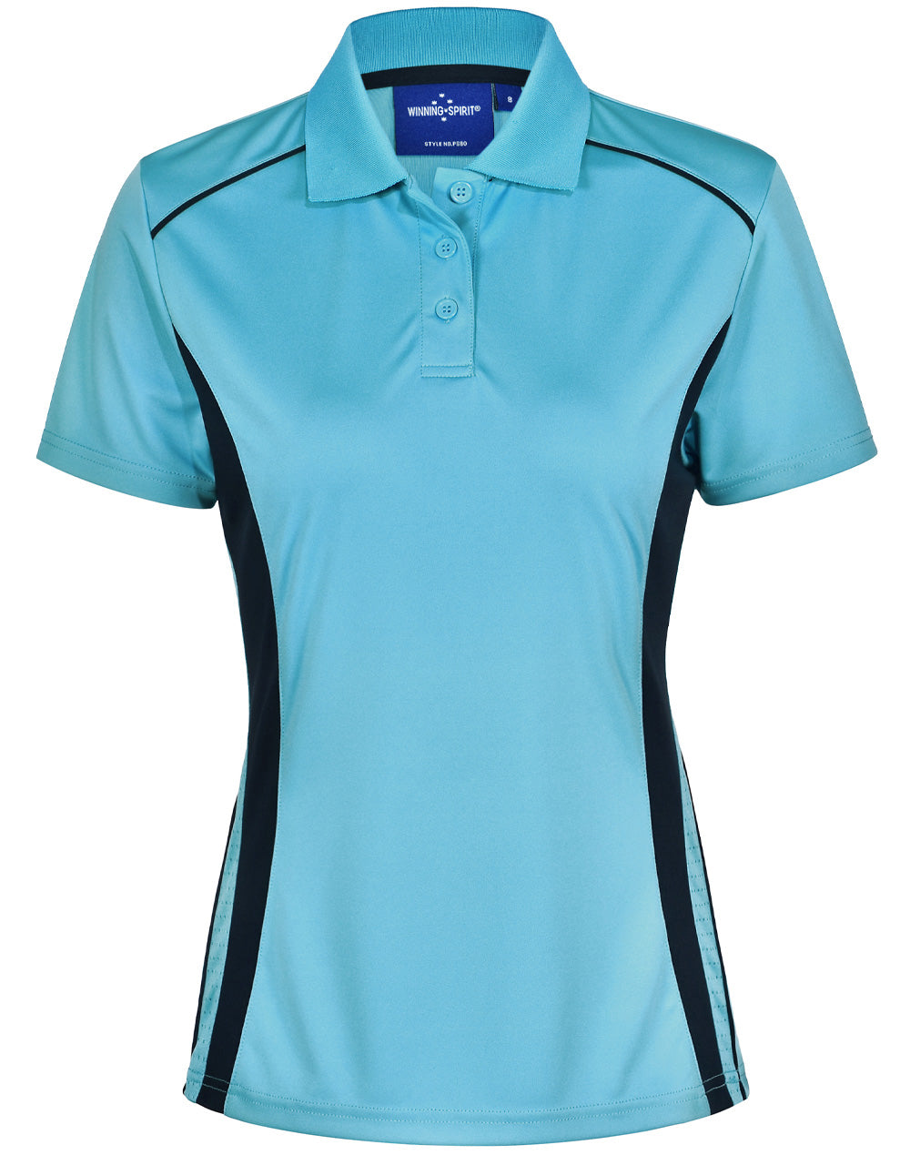 PS80 Ladies CoolDry Short Sleeve Contrast Polo