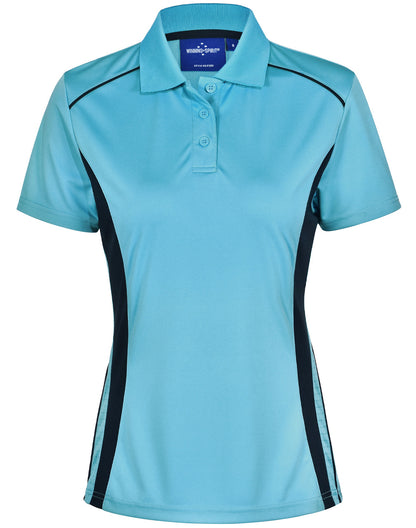 PS80 Ladies CoolDry Short Sleeve Contrast Polo