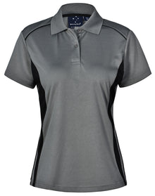 PS80 Ladies CoolDry Short Sleeve Contrast Polo