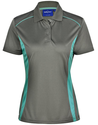PS80 Ladies CoolDry Short Sleeve Contrast Polo