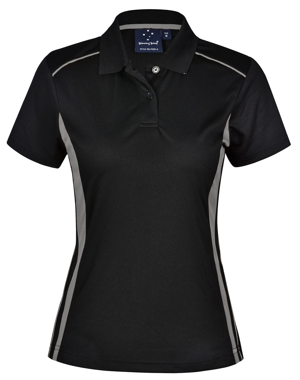 PS80 Ladies CoolDry Short Sleeve Contrast Polo