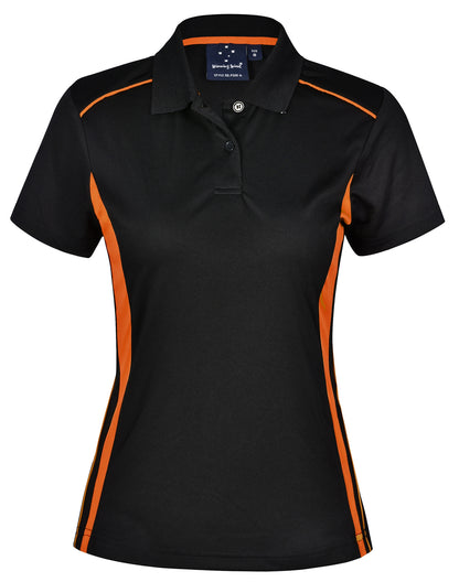 PS80 Ladies CoolDry Short Sleeve Contrast Polo