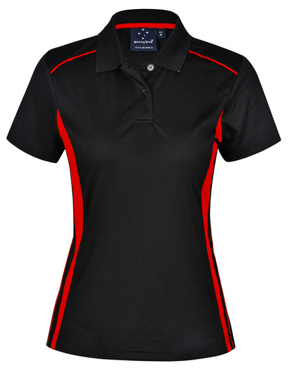 PS80 Ladies CoolDry Short Sleeve Contrast Polo