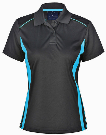 PS80 Ladies CoolDry Short Sleeve Contrast Polo