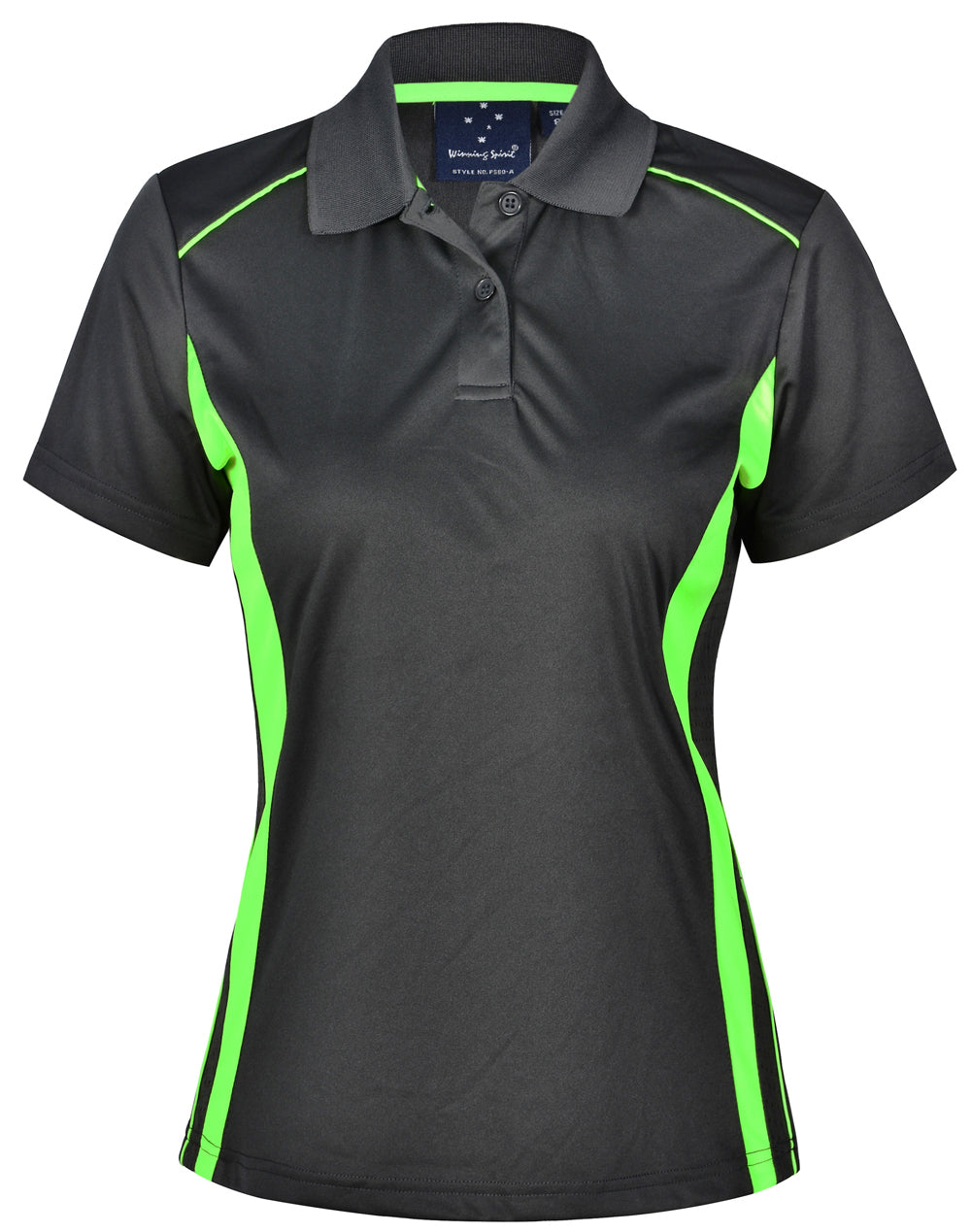 PS80 Ladies CoolDry Short Sleeve Contrast Polo