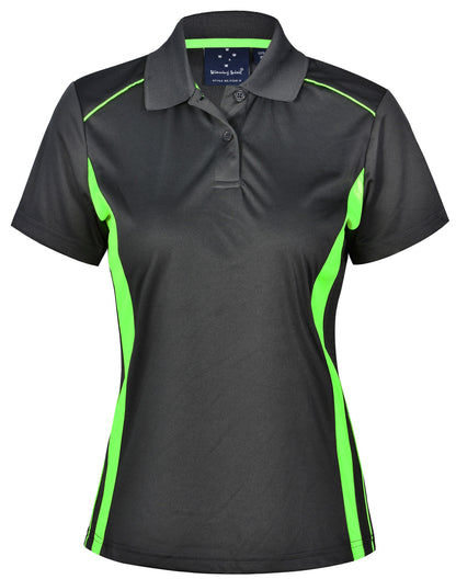 PS80 Ladies CoolDry Short Sleeve Contrast Polo