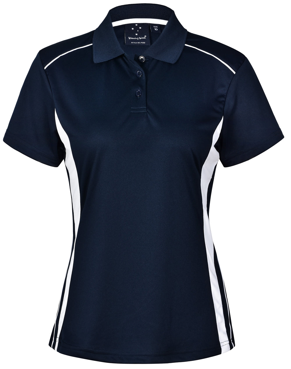 PS80 Ladies CoolDry Short Sleeve Contrast Polo