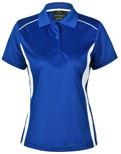 PS80 Ladies CoolDry Short Sleeve Contrast Polo