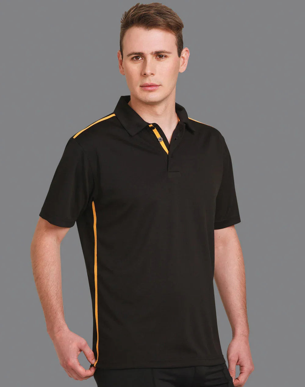 Men's RapidCool Short Sleeve Contrast Polo PS83 - PrintaPromo