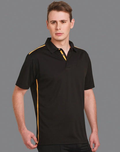 Men's RapidCool Short Sleeve Contrast Polo PS83 - PrintaPromo