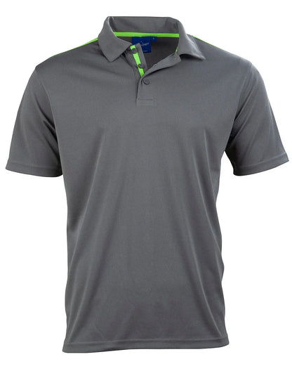 Men's RapidCool Short Sleeve Contrast Polo PS83 - PrintaPromo