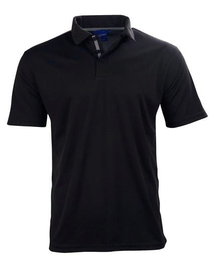 Men's RapidCool Short Sleeve Contrast Polo PS83 - PrintaPromo