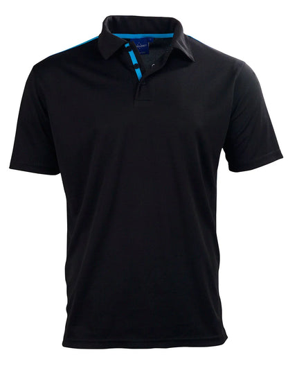 Men's RapidCool Short Sleeve Contrast Polo PS83 - PrintaPromo
