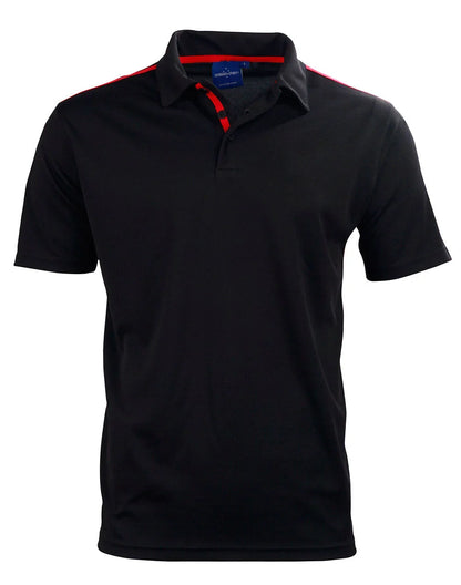 Men's RapidCool Short Sleeve Contrast Polo PS83 - PrintaPromo