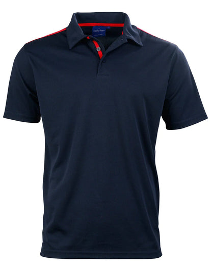 Men's RapidCool Short Sleeve Contrast Polo PS83 - PrintaPromo