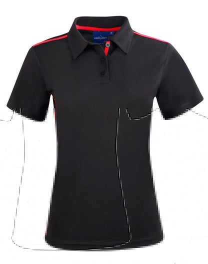 Ladies RapidCool Short Sleeve Contrast Polo PS84 - PrintaPromo