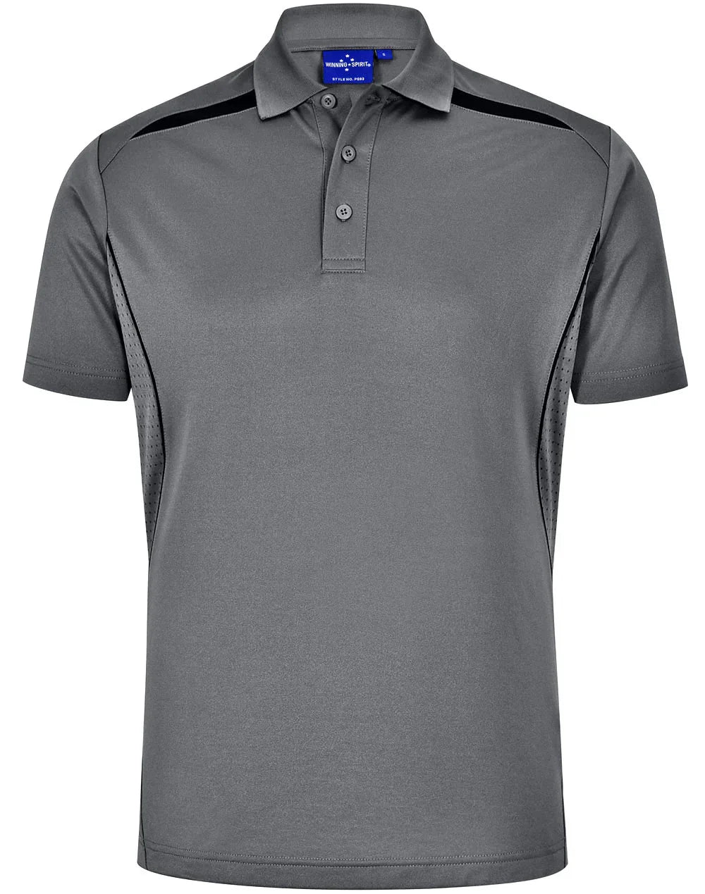 Mens Sustainable Poly/Cotton Contrast SS Polo PS93 - PrintaPromo