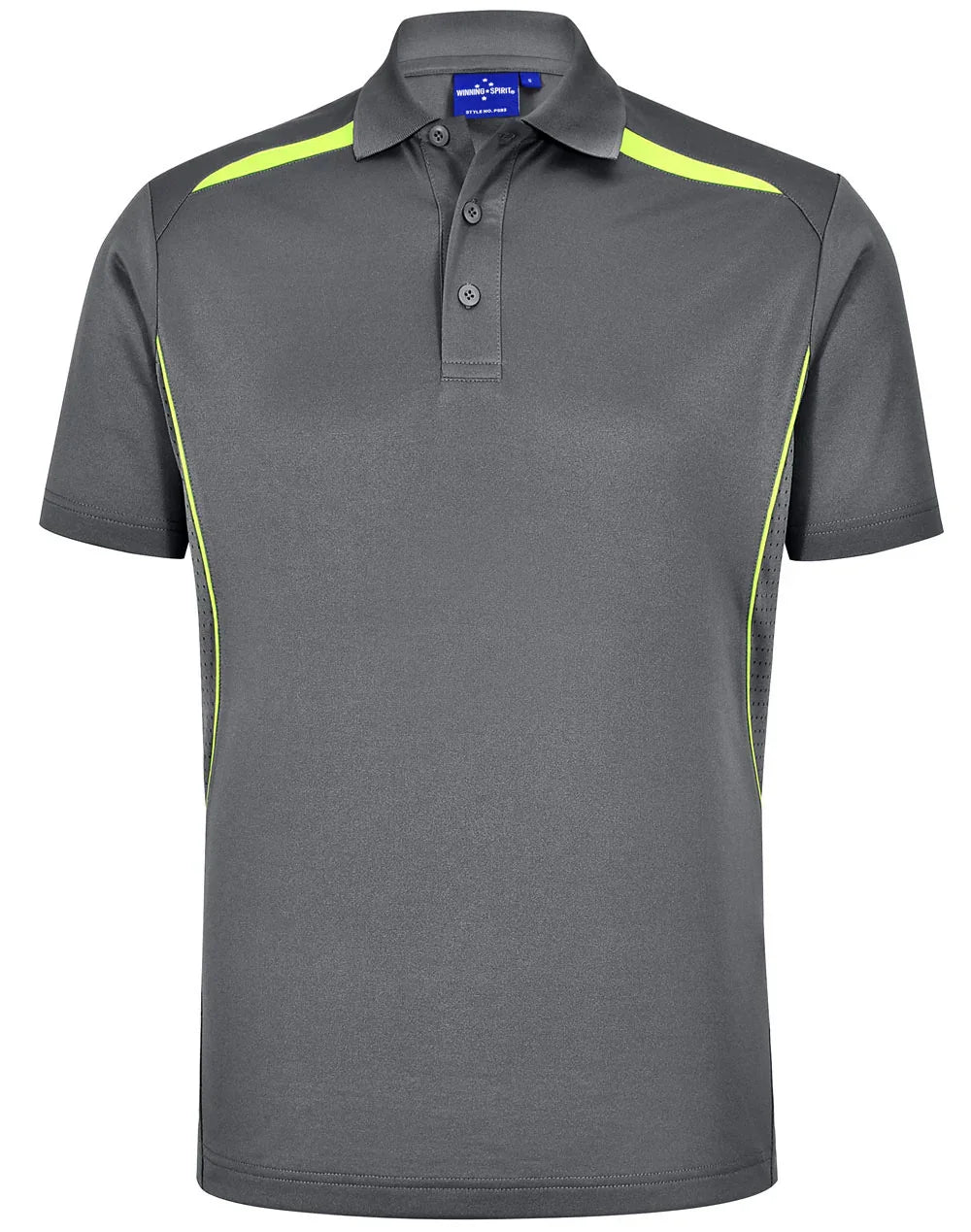 Mens Sustainable Poly/Cotton Contrast SS Polo PS93 - PrintaPromo