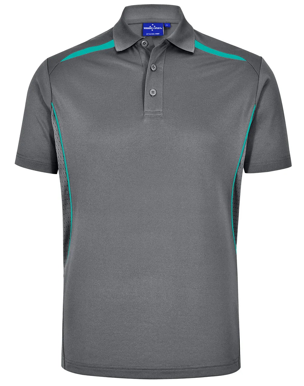 Mens Sustainable Poly/Cotton Contrast SS Polo PS93 - PrintaPromo