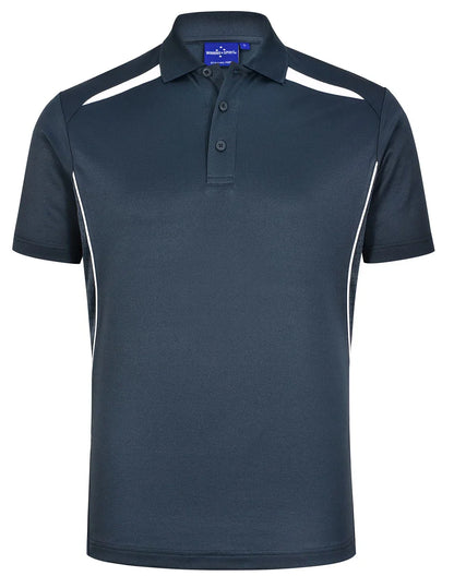 Mens Sustainable Poly/Cotton Contrast SS Polo PS93 - PrintaPromo