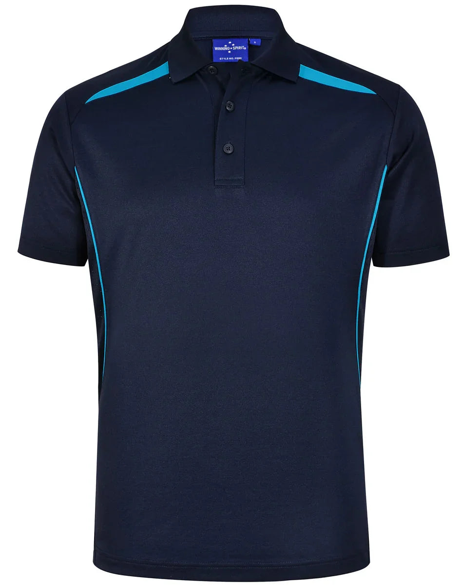 Mens Sustainable Poly/Cotton Contrast SS Polo PS93 - PrintaPromo