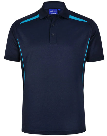Mens Sustainable Poly/Cotton Contrast SS Polo PS93 - PrintaPromo