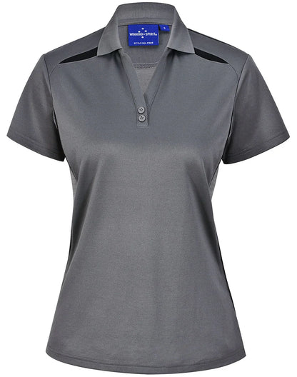 Ladies Sustainable Poly/Cotton Contrast SS Polo PS94 - PrintaPromo